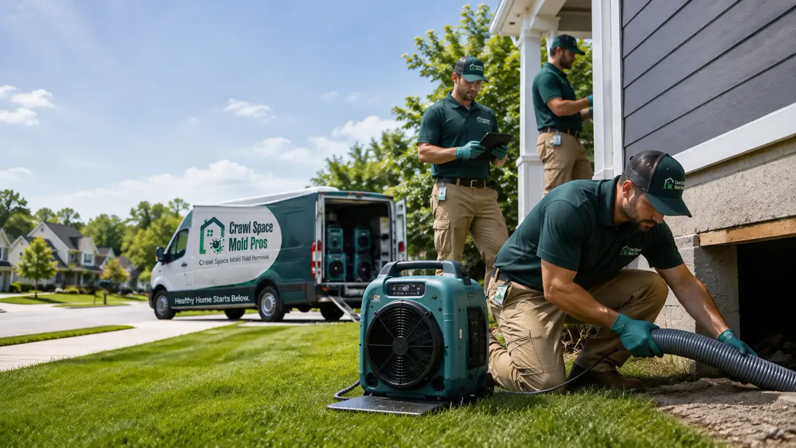 Crawl Space Mold Removal in Olin, IA